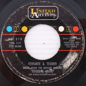 Ferrante & Teicher  - Theme from "Goodbye Again" - 1961 45 rpm Record UA 319